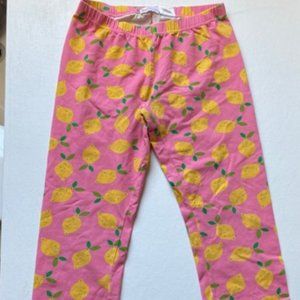 Hanna Andersson Coral Capri leggings sz 12